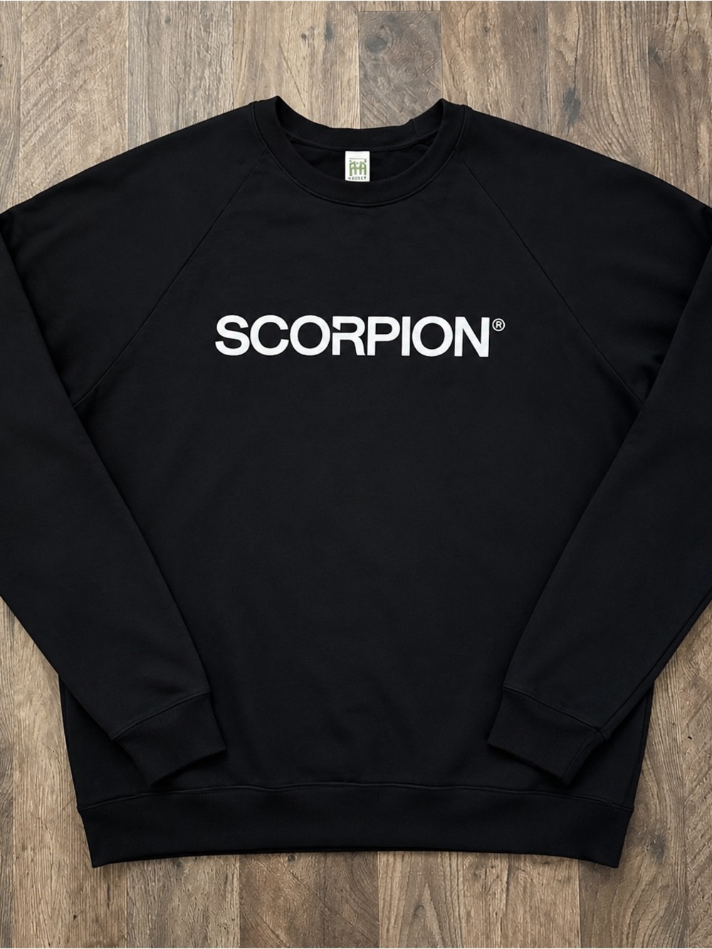 SCORPION Black Men's Crewneck Sweatshirt